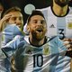 Messi leidt Argentinië met drie treffers naar WK