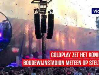 Reusachtige ballonnen en confetti: Coldplay zet het Koning Boudewijnstadion meteen op stelten
