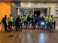 De fietsvrienden uit Knesselare in Brugge.