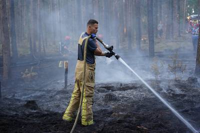 Bosbrand in Oostelbeers laait voor tweede keer op: ‘Een voorbijganger had rookpluimen gezien’