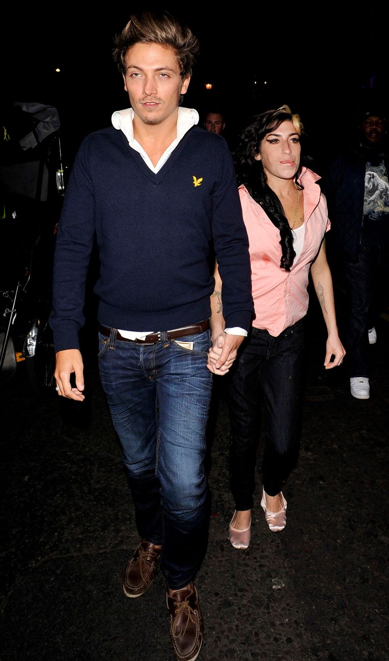Tyler James en Amy Winehouse Beeld BELGAIMAGE