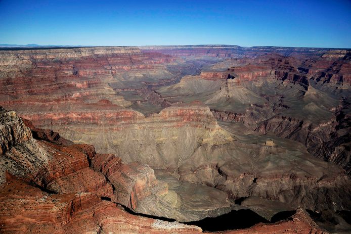 Zicht op het Amerikaanse Grand Canyon National Park.