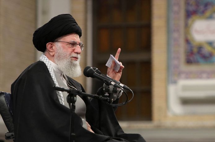De Iraanse opperste leider ayatollah Ali Khamenei.