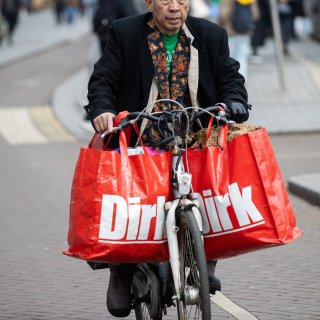 How an April Fool's joke earned the red Dirk shopping bag a spot in the Stedelijk Museum