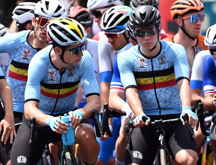 Wout van Aert en Remco Evenepoel.