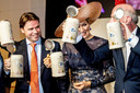 Koningin Máxima bezocht de brouwerij in Lieshout vanwege het 300-jarige bestaan.