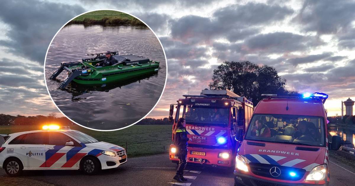 Vrijwel instructeur naakt Brandweer en politie met vliegende haast naar 'auto in het water' bij  Rouveen: dit treffen ze aan | Staphorst | destentor.nl
