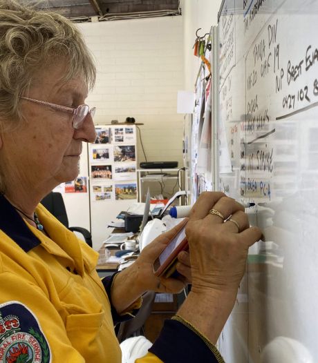 Pompier volontaire depuis 30 ans en Australie, Maggie n'avait jamais vu ça