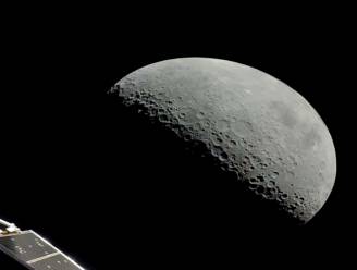 Nasa maakt beelden van maan vlak voor terugreis naar aarde