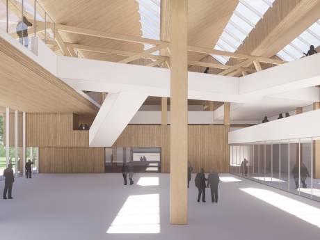 Ingenieuze vernieuwbouw Willem II-college: de koning krijgt een houten kroon