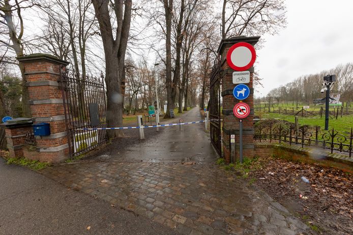 Storm Corrie zorgt voor een afgesloten Speelhof en stadspark.