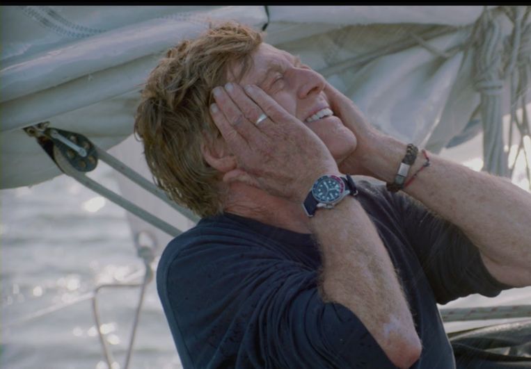 Robert Redford in All is Lost van J.C. Chandor Beeld 