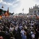Tienduizenden betogen tegen regering Italië