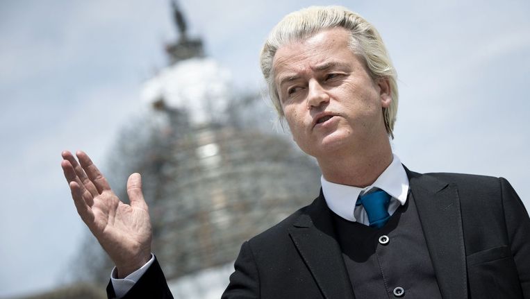 Geert Wilders in Washington. Beeld afp