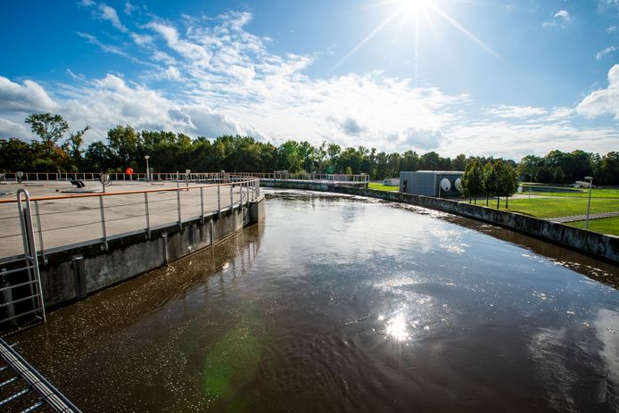 De waterzuivering in Eindhoven. Het werkgebied van Waterschap De Dommel beslaat 31 gemeenten in Zuidoost- en Midden-Brabant.