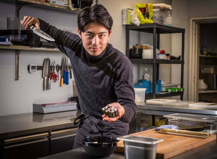 Sai van Wermeskerken dit voorjaar, toen Sushi Roku in Zwolle net openging.