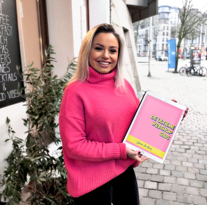 Jessica De Block (24) van Antwerp Avenue lanceert De Ultieme Webshopgids.