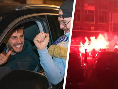 IN BEELD. Vreugde bij Anderlecht en Waasland-Beveren: fans geven spelers een warm welkom