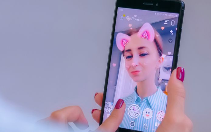 Vooral de augmented reality-opties van Snapchat zijn heel populair.