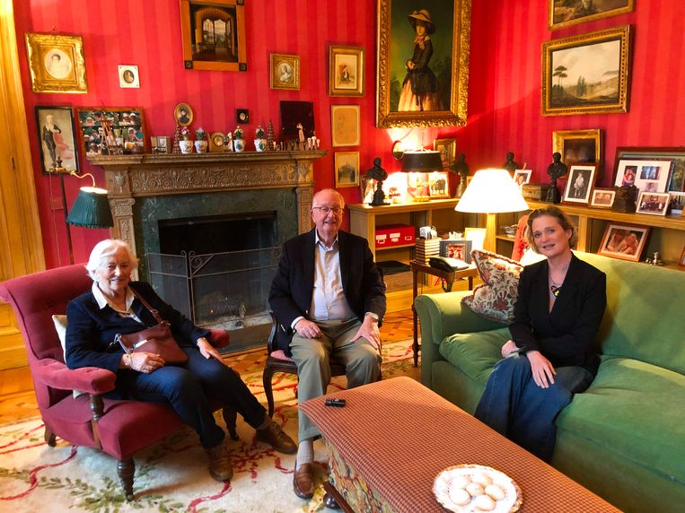 Koning Albert en koningin Paola hebben prinses Delphine gesproken. Beeld AFP