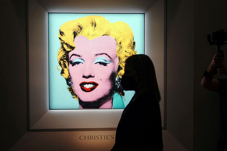 Dusver solo Einde 200 miljoen dollar verwacht voor wereldberoemd portret van Marilyn Monroe  door Andy Warhol