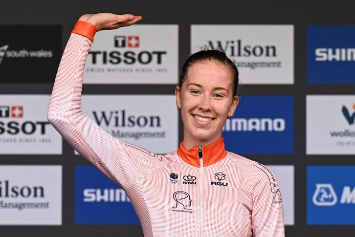 Brons voor Amersfoortse wielrenster Nienke Vinke in WK-wegrace junioren ...