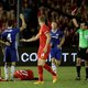Batshuayi wint met Chelsea van Liverpool, rood Fabregas na horrortackle