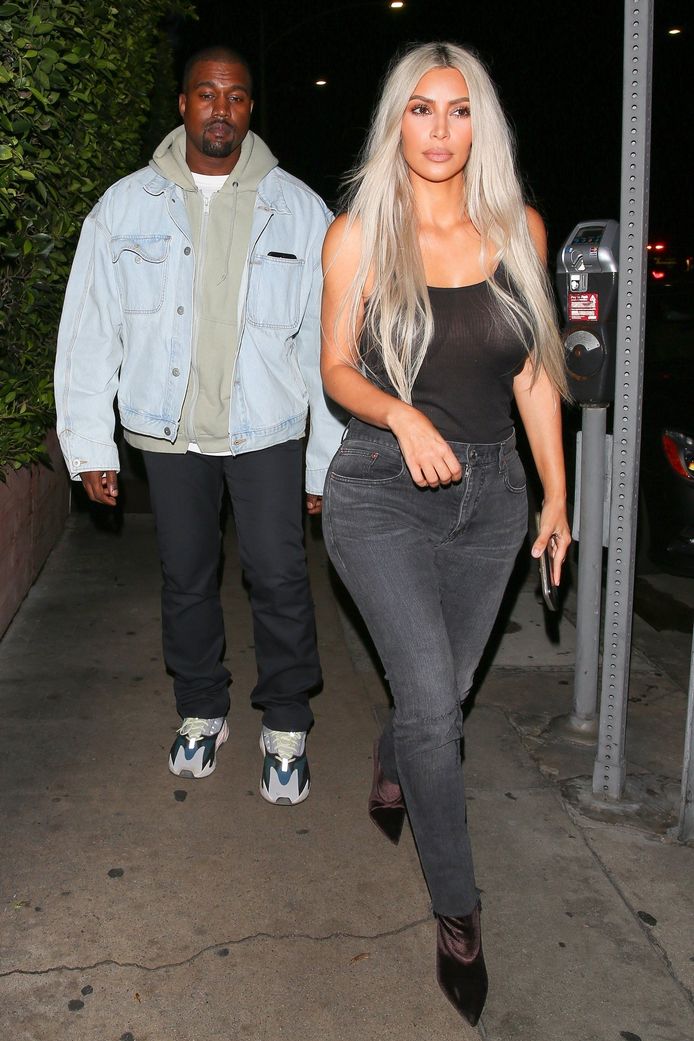 Kanye West en Kim Kardashian.