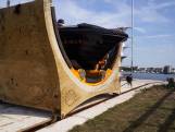 Wereldprimeur: elektrische bootlift in Spakenburg