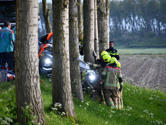 Automobilist zwaargewond bij botsing met boom in Kortgene