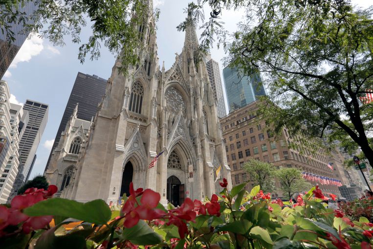 St. Patrick's Cathedral in New York.  Beeld AP