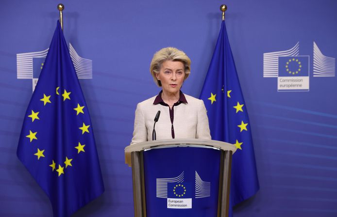 La présidente de la Commission européenne, Ursula von der Leyen