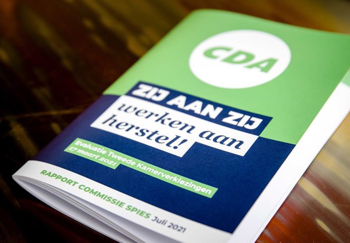 Het rapport van de commissie-Spies met de bevindingen over het CDA rondom de Tweede Kamerverkiezingen. Onder meer de mislukte verkiezingscampagne en de gang van zaken rondom Kamerlid Pieter Omtzigt zijn erin meegenomen.
