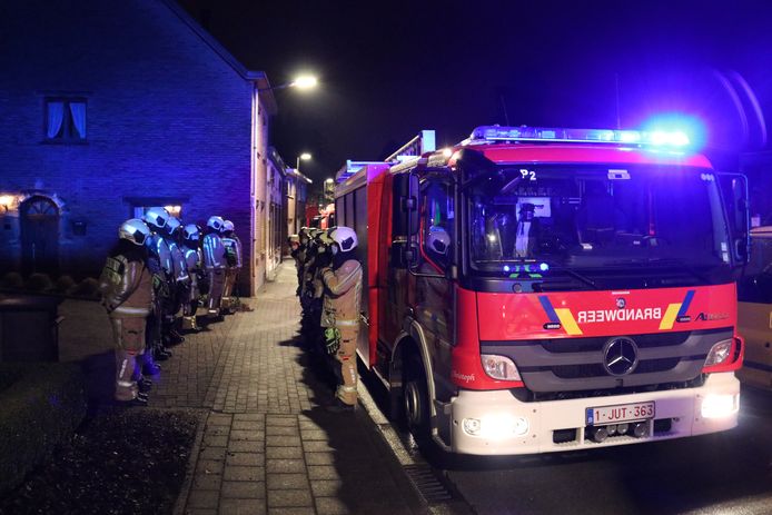 De collega's vormden onder meer een erehaag en lieten hem nog een laatste brandje blussen.