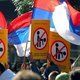 Gewonden door rellen Gay Pride Belgrado