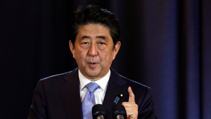 Shinzo Abe, Premier ministre japonais.