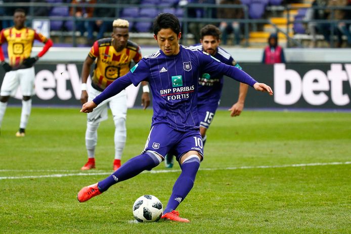 Morioka miste bij zijn debuut voor Anderlecht een penalty tegen KV Mechelen.
