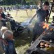 Entertainment met vlees en vlammen