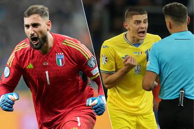 Geen nieuwe blamage: titelverdediger Italië plaatst zich voor het EK, Oekraïne woest om niet-gefloten penalty in slot