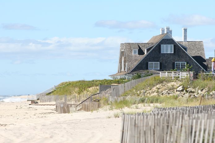 Een beach house in The Hamptons.