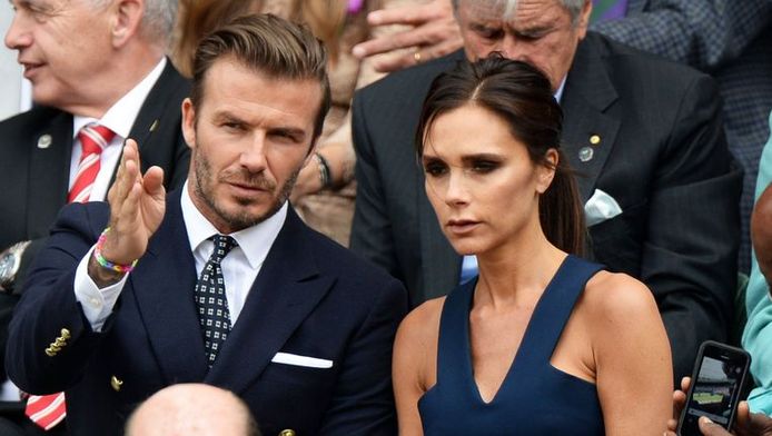 David Beckham en Victoria
