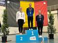 De zeventienjarige Eline Crauwels stond op het hoogste schavotje bij de U18.