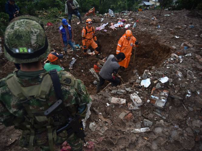 Zeker zeventien doden bij aardverschuiving in Colombia