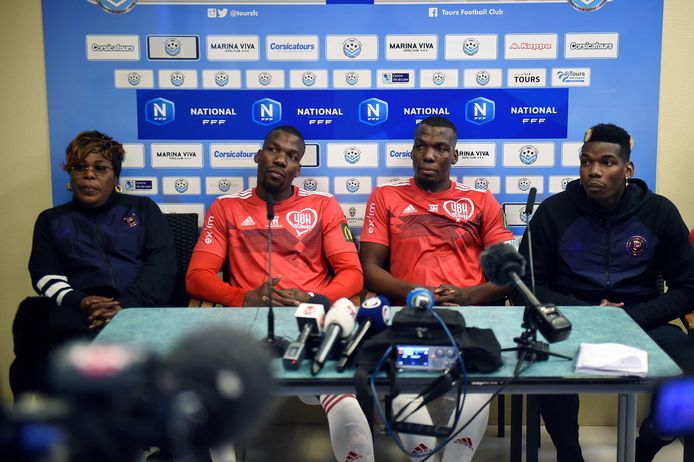 Yeo (la mère), Mathias, Florentin et Paul Pogba (archives)