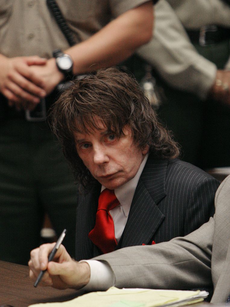Phil Spector in 2009 in de rechtszaal.  Beeld AP