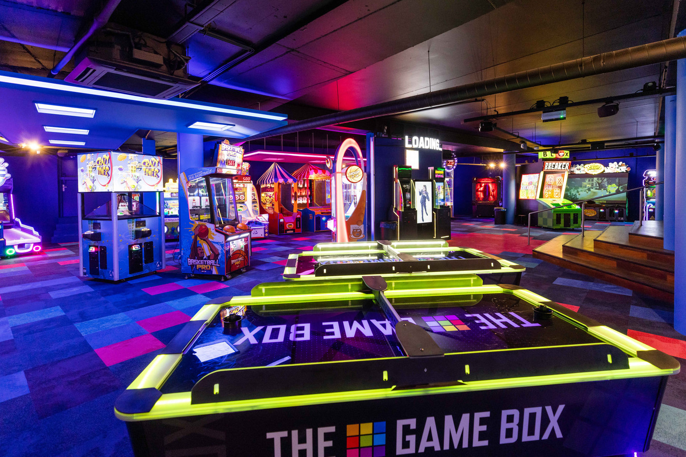 Voor flipperkasten en Pacman hoef je niet naar Amerika The Game Box