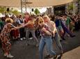 Dansen bij de The Roaring Cats op het Spanjaardsgat!