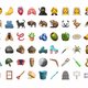Een greep uit de nieuwste emoji’s: een lach met een traan, een transgendervlag, een dodo en een flipflop