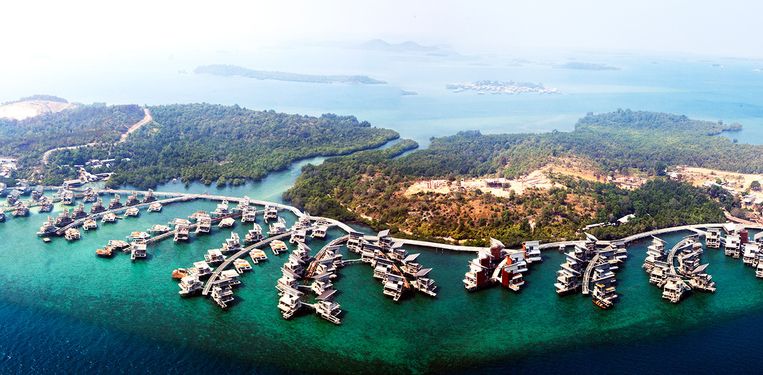 Het vakantieoord Funtasy Island had de Indonesische eilandengroep Pulau Manis op zijn site ingelijfd voor marketingdoeleinden. Beeld  
