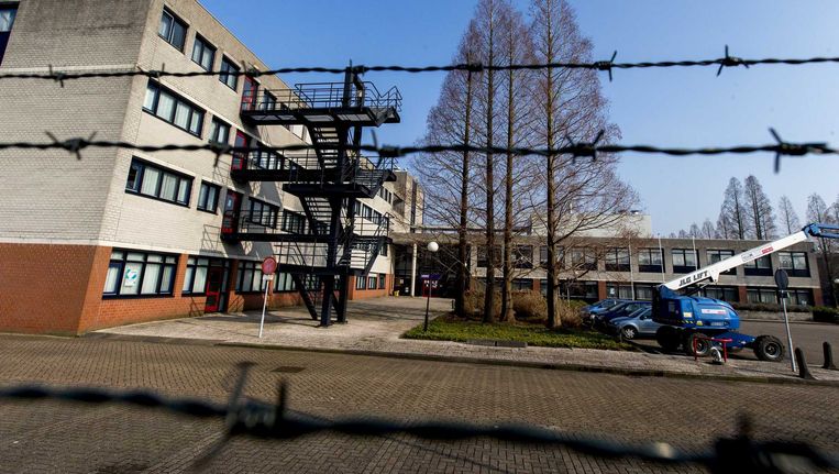 Exterieur van de voormalige Prins Willem Alexanderkazerne waar op het terrein een grote moskee gebouwd zou worden. Beeld anp